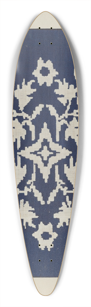 Margaret Linsley - Coverlet Section 39.3 inch art pintail longboard deck