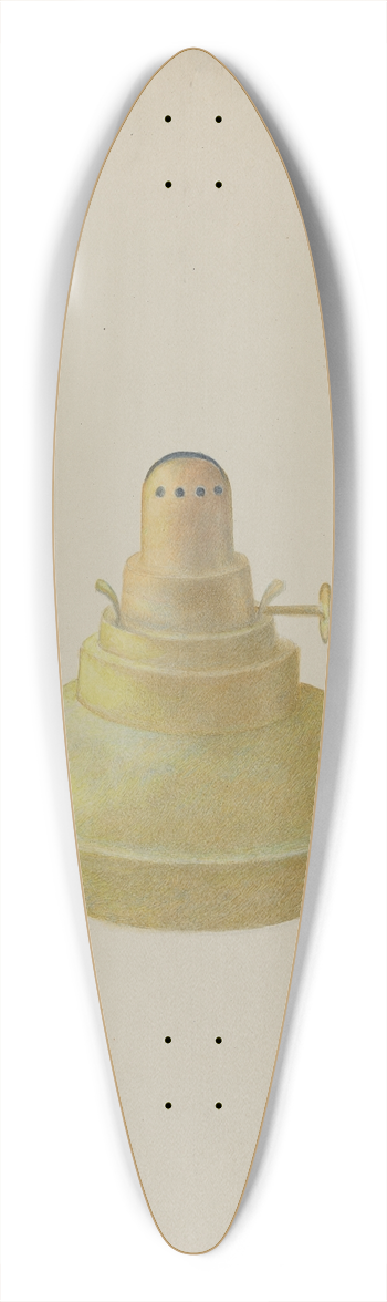 Margaret Stottlemeyer - Lamp 39.3 inch art pintail longboard deck