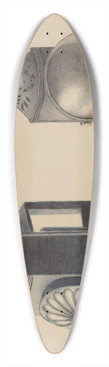 Margaret Stottlemeyer - Lantern 39.3 inch art pintail longboard deck
