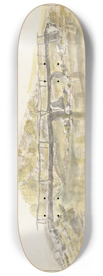 Gillis Neyts - Houten bruggetje 8.25 inch art skate deck