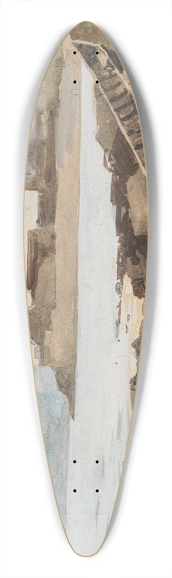 Marie Egner - Arbe 39.3 inch art pintail longboard deck