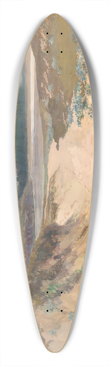 Marie Egner - Dnenlandschaft in der Bretagne 39.3 inch art pintail longboard deck