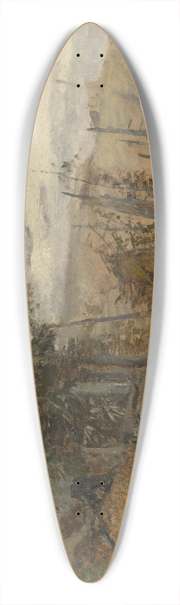Marie Egner - Windbruch 39.3 inch art pintail longboard deck