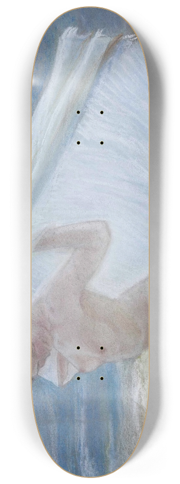 Gino Piccioni - Signora in riva al mare 8.25 inch art skate deck