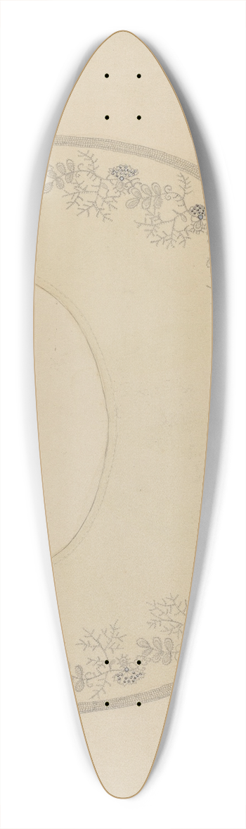 Marie Famularo - Collar 39.3 inch art pintail longboard deck