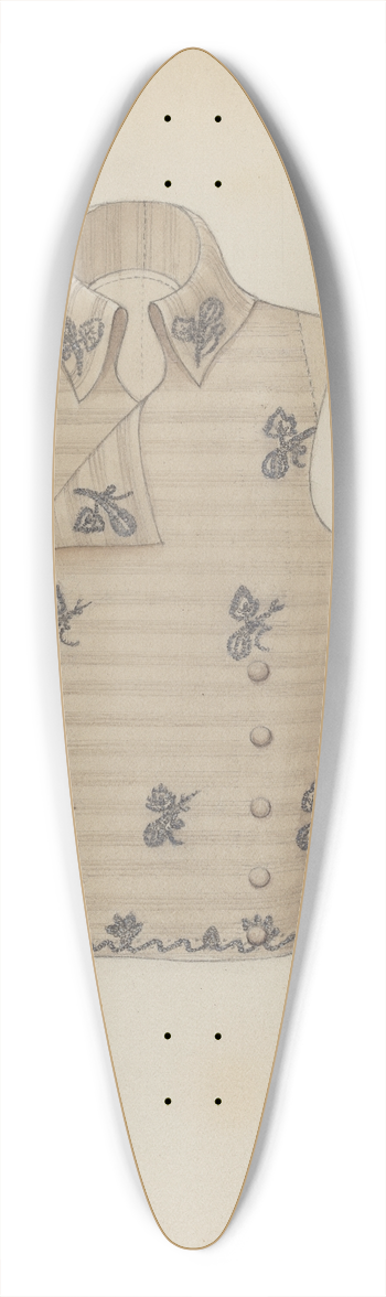 Marie Mitchell - Waistcoat 39.3 inch art pintail longboard deck