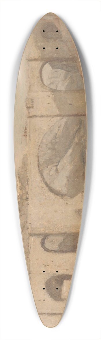 Marius Bauer - Bridge near Toledo 39.3 inch art pintail longboard deck