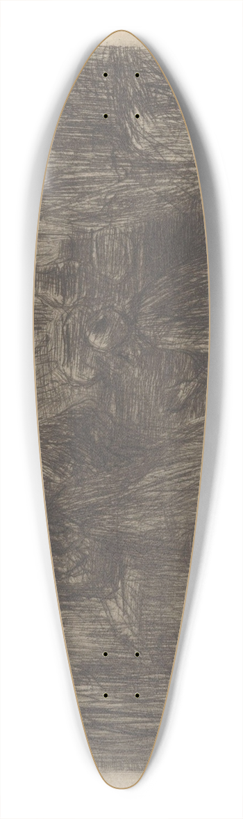 Marius Bauer - Ottomaanse winkel 39.3 inch art pintail longboard deck