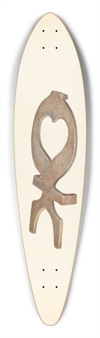 Marius Hansen - Bootjack 39.3 inch art pintail longboard deck