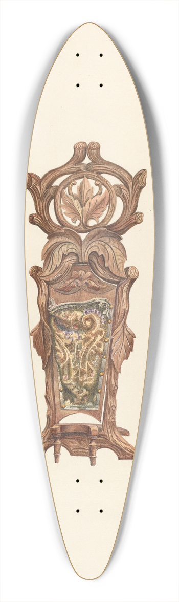 Marius Hansen - Bootjack & Slipper-Holder 39.3 inch art pintail longboard deck
