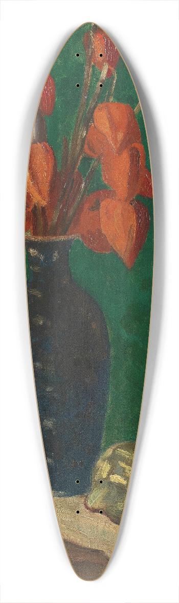 Mark Gertler - Winter Cherries 39.3 inch art pintail longboard deck
