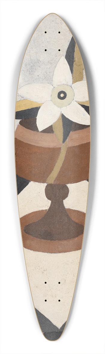 Marsden Hartley - Flowerpiece 39.3 inch art pintail longboard deck