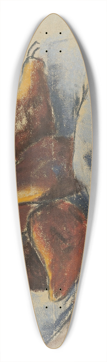 Marsden Hartley - Still Life With Pears 39.3 inch art pintail longboard deck