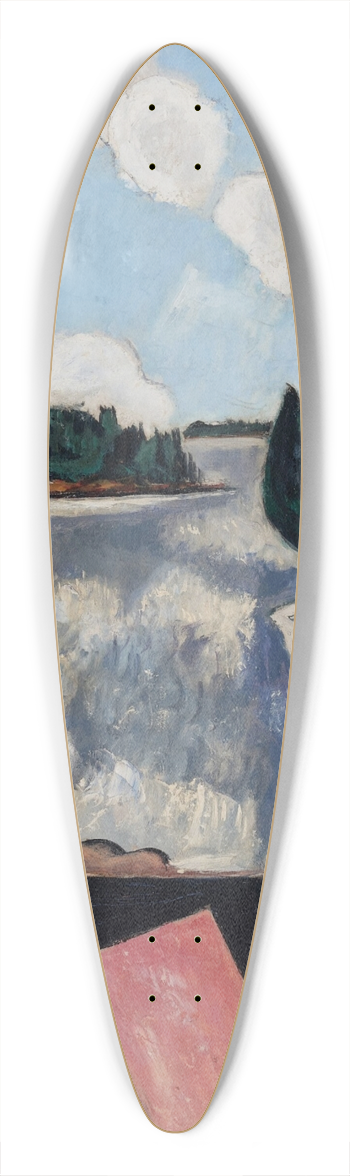 Marsden Hartley - Summer Sea Window 39.3 inch art pintail longboard deck