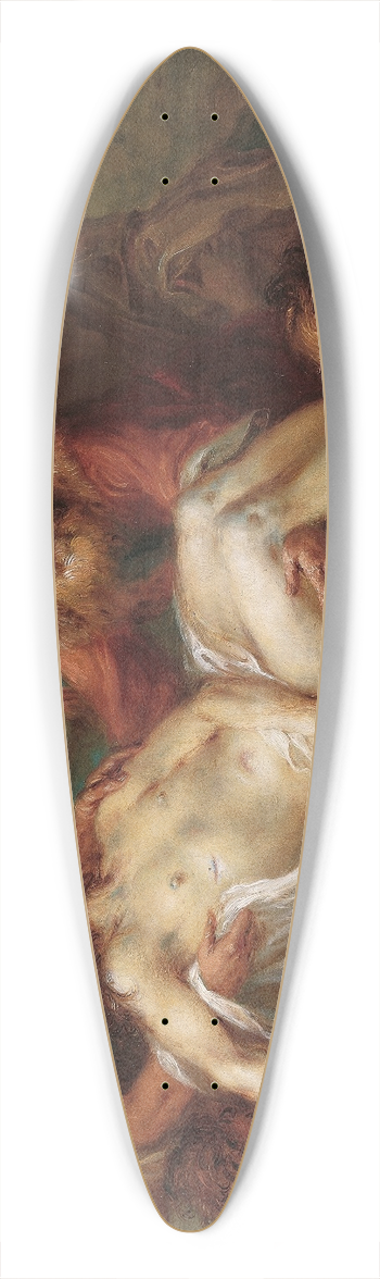 Martin Johann Schmidt - Entombment of Christ 39.3 inch art pintail longboard deck