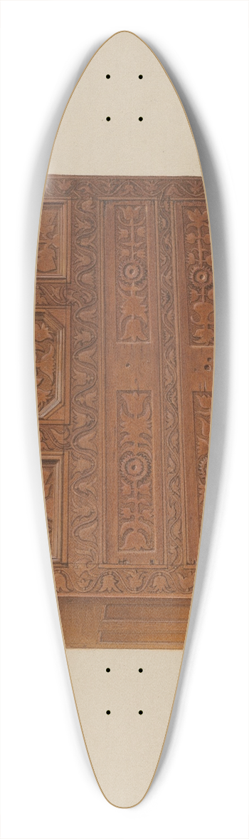 Martin Partyka - A Connecticut-type Hadley Chest 39.3 inch art pintail longboard deck