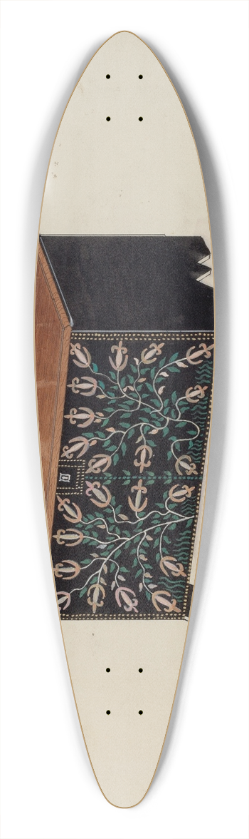 Martin Partyka - Chest 39.3 inch art pintail longboard deck