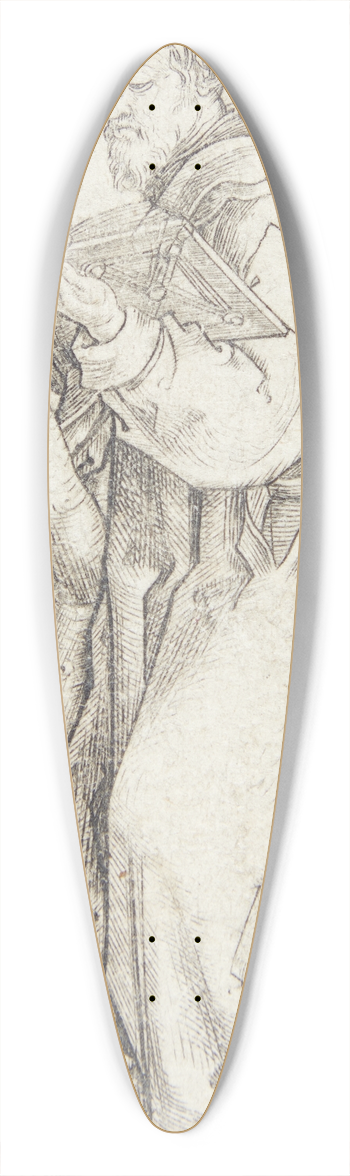 Martin Schongauer - Apostlen Andreas 39.3 inch art pintail longboard deck