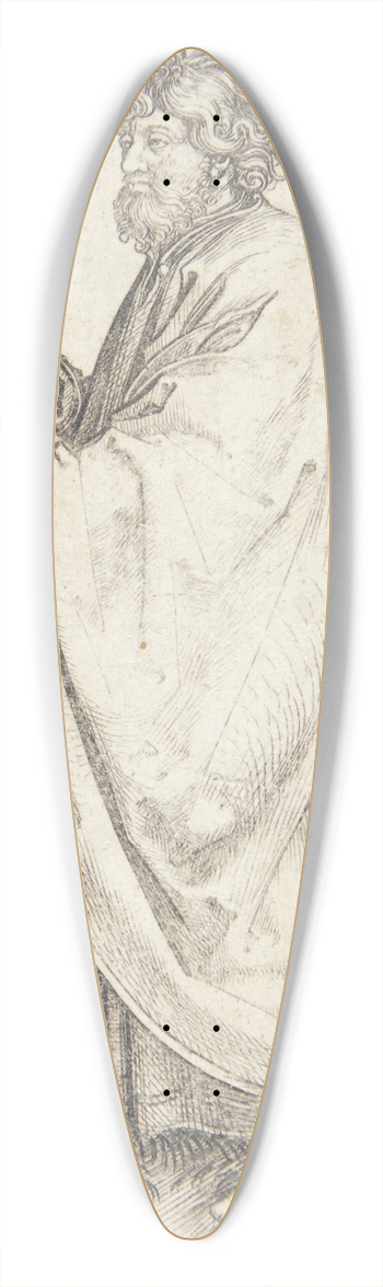 Martin Schongauer - Apostlen Bartolomus 39.3 inch art pintail longboard deck