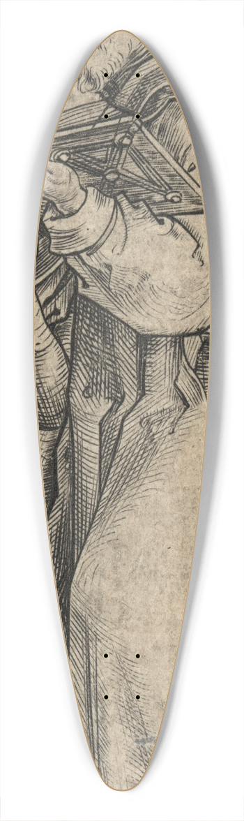Martin Schongauer - Saint Andrew, from; The Apostles 39.3 inch art pintail longboard deck