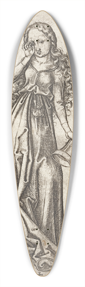 Martin Schongauer - The third foolish Virgin 39.3 inch art pintail longboard deck