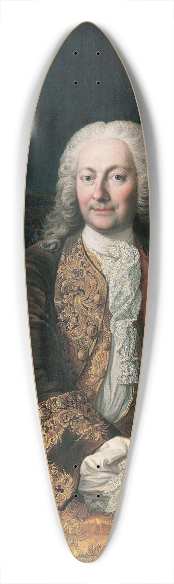 Martin van Meytens - Johann Christoph Freiherr von Bartenstein 39.3 inch art pintail longboard deck