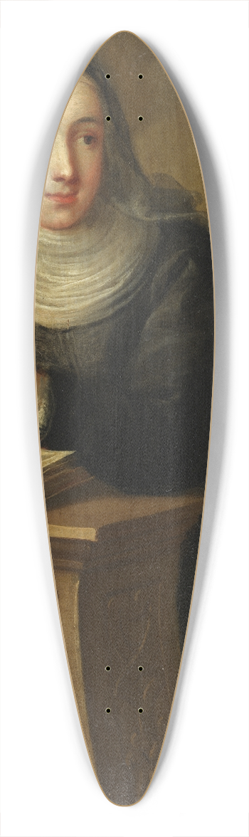 Martin van Meytens - Kneeling Nun 39.3 inch art pintail longboard deck