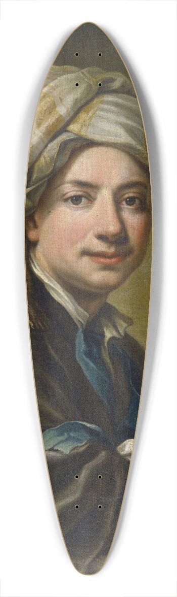 Martin van Meytens - Self-Portrait 39.3 inch art pintail longboard deck