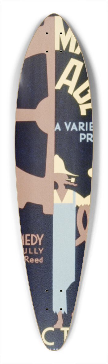 Martin Weitzman - Machine Age 39.3 inch art pintail longboard deck