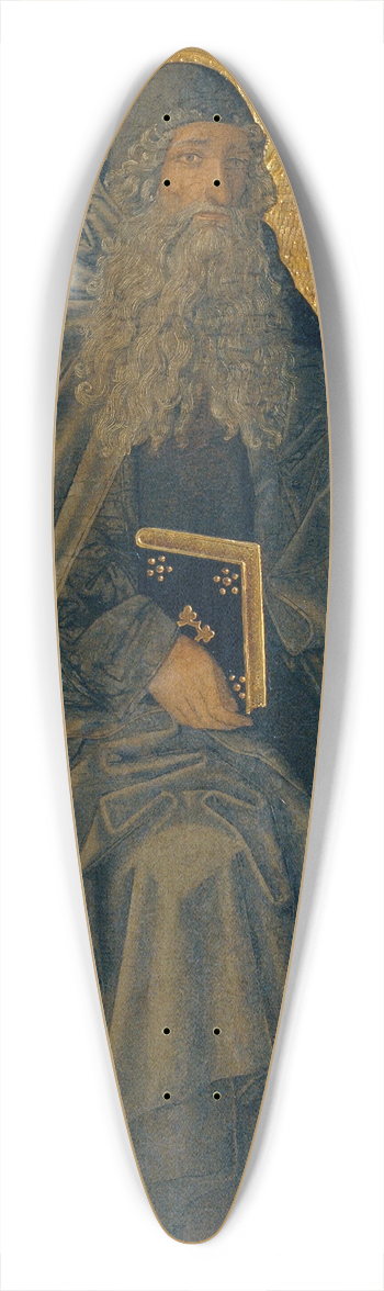 Martn Bernat - Saint Anthony the Abbot and Donors 39.3 inch art pintail longboard deck