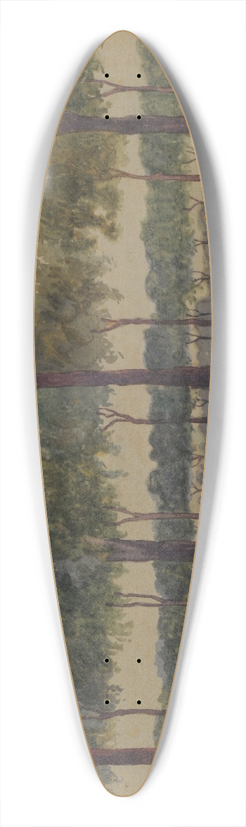 Martn Malharro - La arboleda 39.3 inch art pintail longboard deck