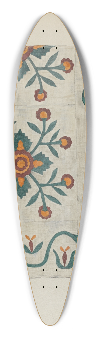 Mary Berner - Applique Bedspread 39.3 inch art pintail longboard deck