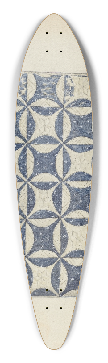 Mary Berner - Bedspread 39.3 inch art pintail longboard deck