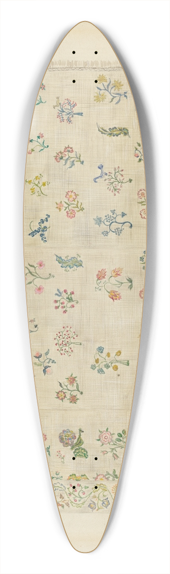 Mary Berner - Bedspread 39.3 inch art pintail longboard deck