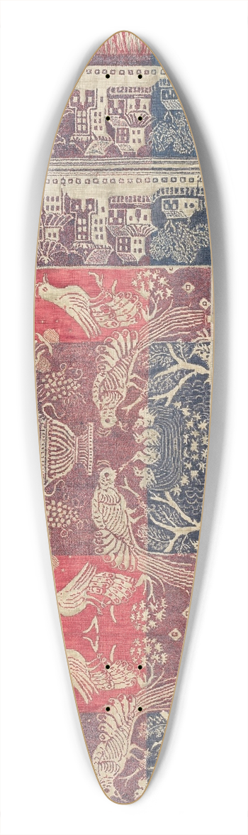 Mary Berner - Woven Jacquard Coverlet 39.3 inch art pintail longboard deck