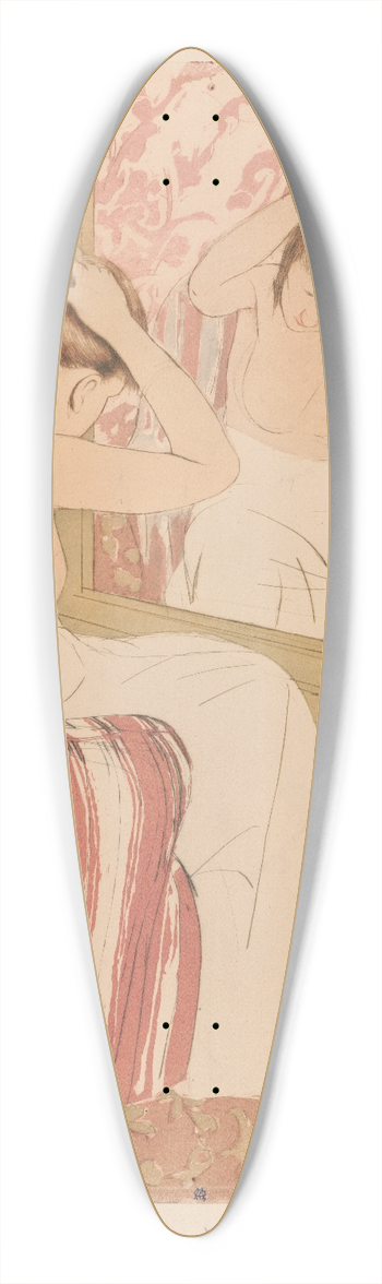 Mary Cassatt - The coiffure 39.3 inch art pintail longboard deck