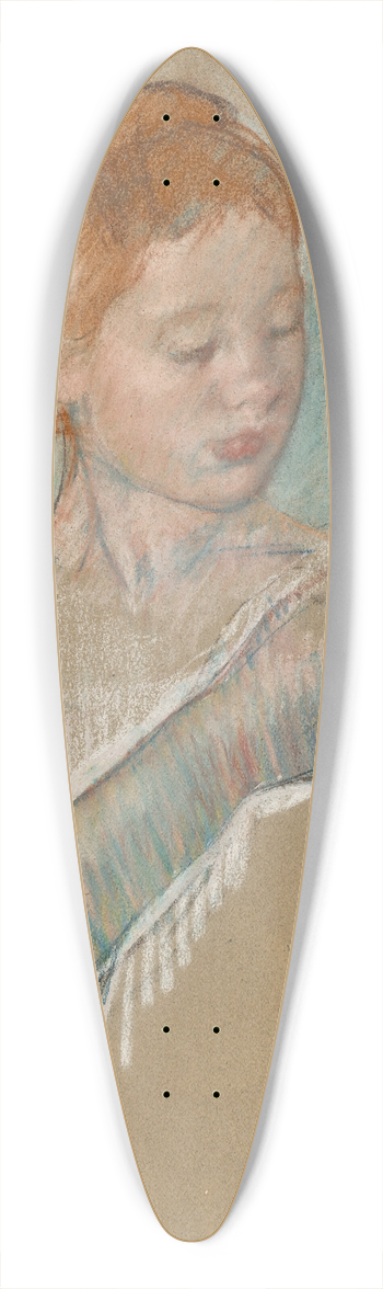 Mary Cassatt - The Long Gloves 39.3 inch art pintail longboard deck