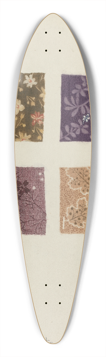 Mary C. Davidson - Printed Swatches 39.3 inch art pintail longboard deck