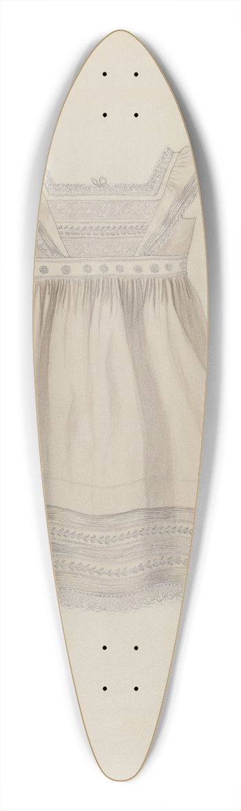 Mary E. Humes - Childs Dress 39.3 inch art pintail longboard deck