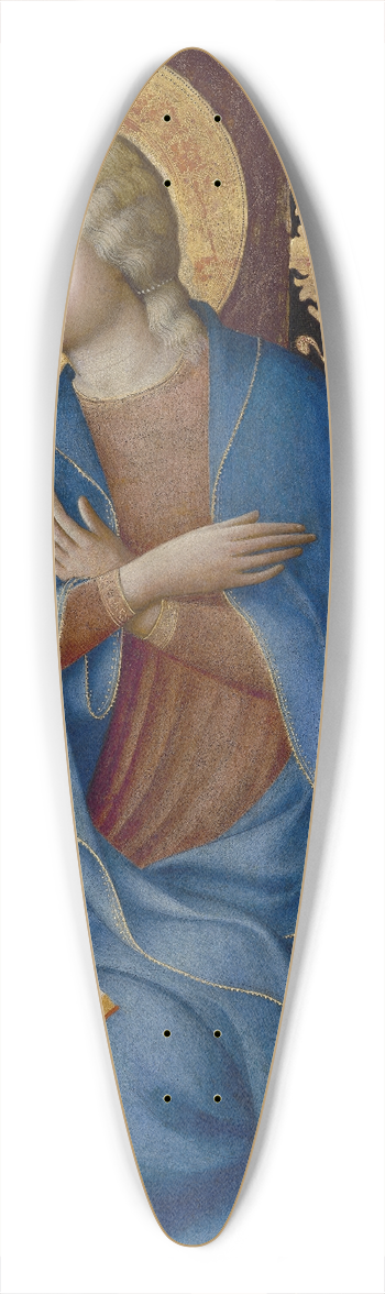 Masolino da Panicale - The Virgin Annunciate 39.3 inch art pintail longboard deck