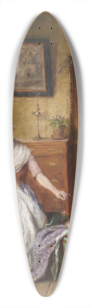Mathias Schmid - Liebevolle Mutter 39.3 inch art pintail longboard deck