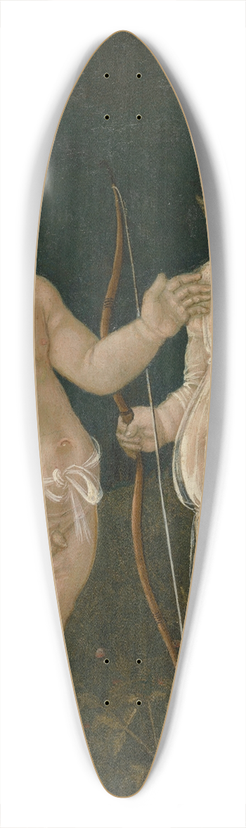 Matteo di Giovanni - Two Putti 39.3 inch art pintail longboard deck