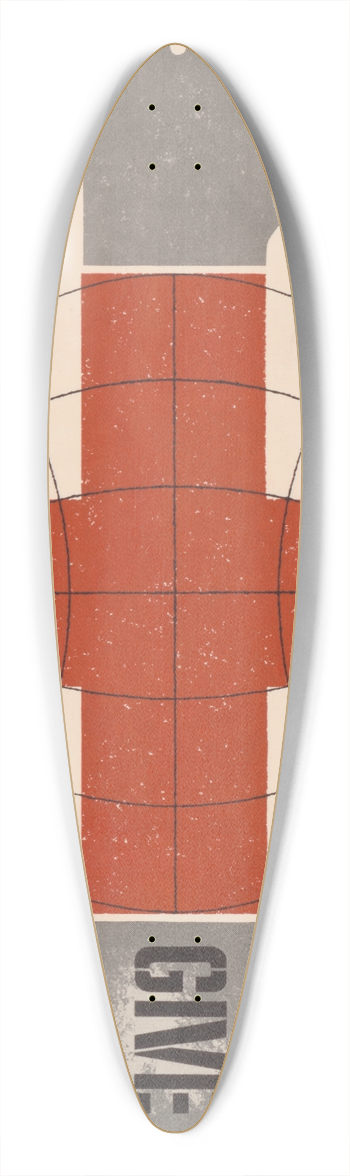 Matthew Liebowitz - Give 39.3 inch art pintail longboard deck