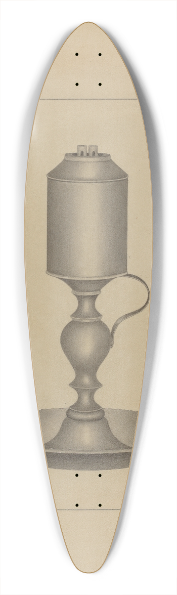 Matthew Mangiacotti - Lamp 39.3 inch art pintail longboard deck