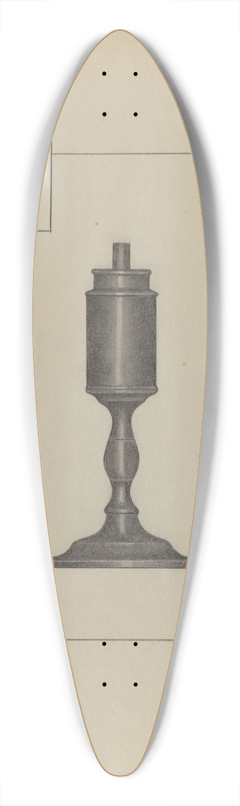 Matthew Mangiacotti - Lamp 39.3 inch art pintail longboard deck