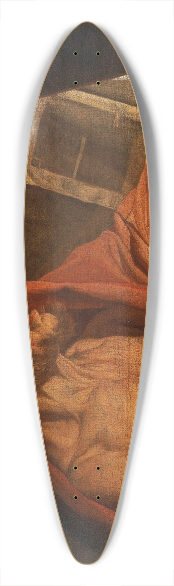 Matthias Stom - Saint Jerome 39.3 inch art pintail longboard deck