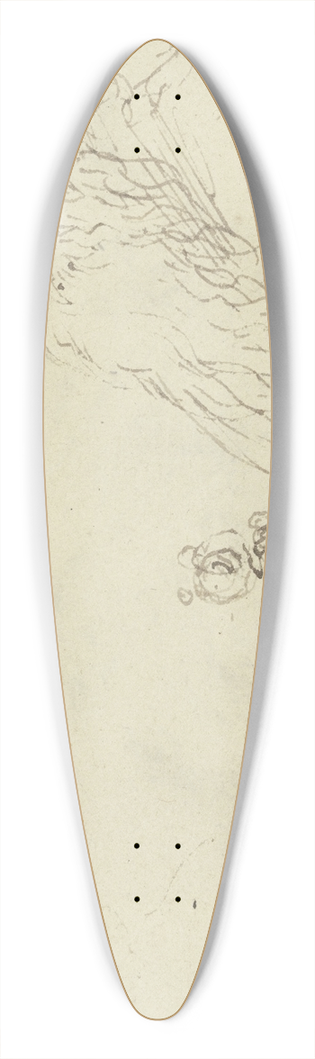 Matthys van den Bergh - Der Heilige Paulus lesend, Halbfigur 39.3 inch art pintail longboard deck