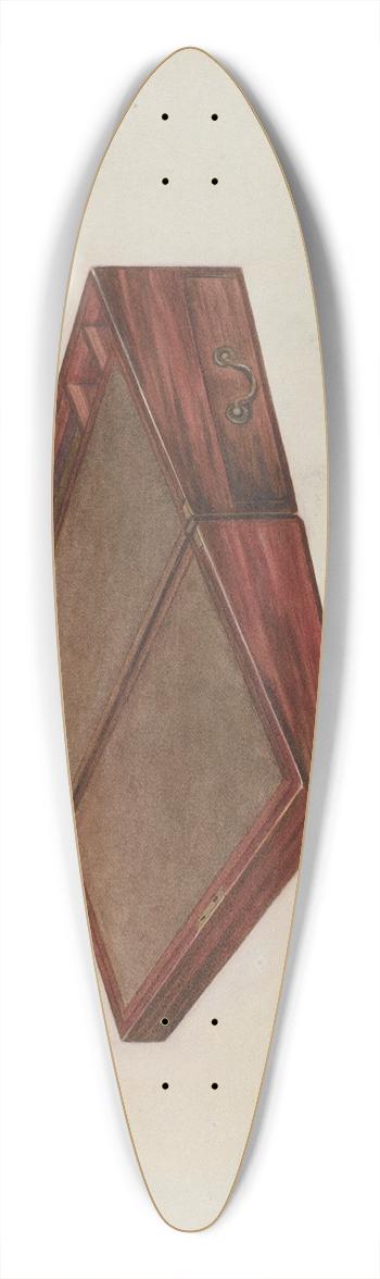 Mattie P. Goodman - Writing Desk, Lap 39.3 inch art pintail longboard deck