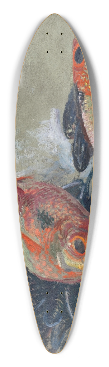 Maurice Denis - Dorades et moules 39.3 inch art pintail longboard deck