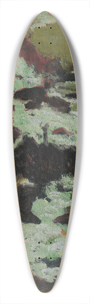Maurice Denis - Ecume Verte 39.3 inch art pintail longboard deck